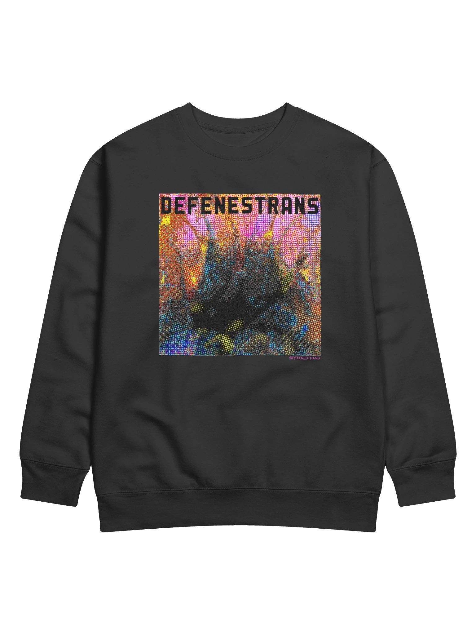 Defenestrans "glow" logo sweatshirt product image (1)