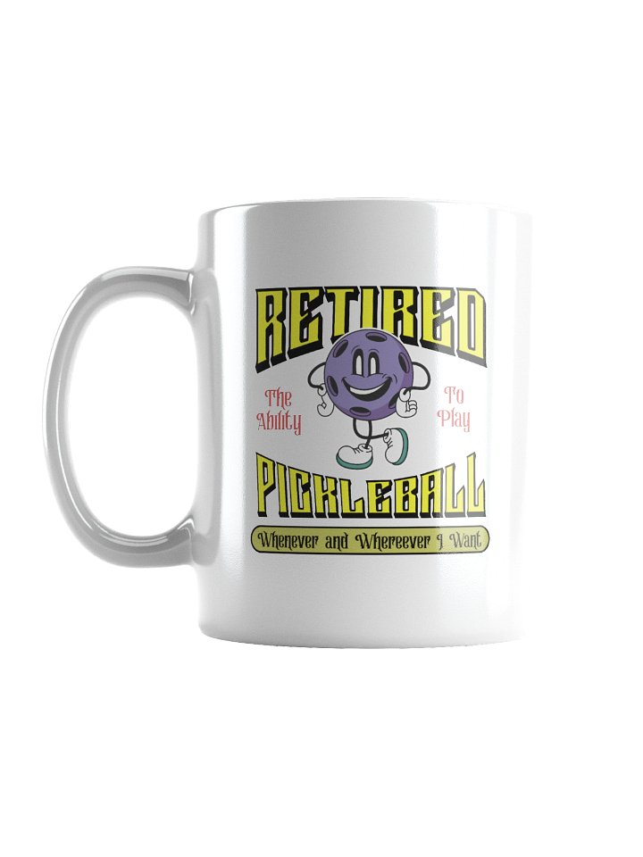 Retired Pickleball Mug product image (1)