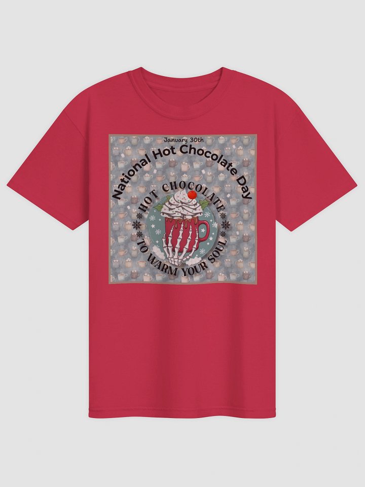 National Hot Chocolate Day Skeleton Hand Graphic T-Shirt product image (57)