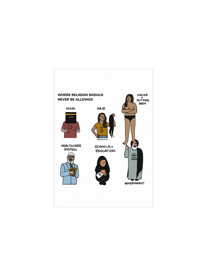 Where Religion Should Never Be Allowed Poster product image (1)