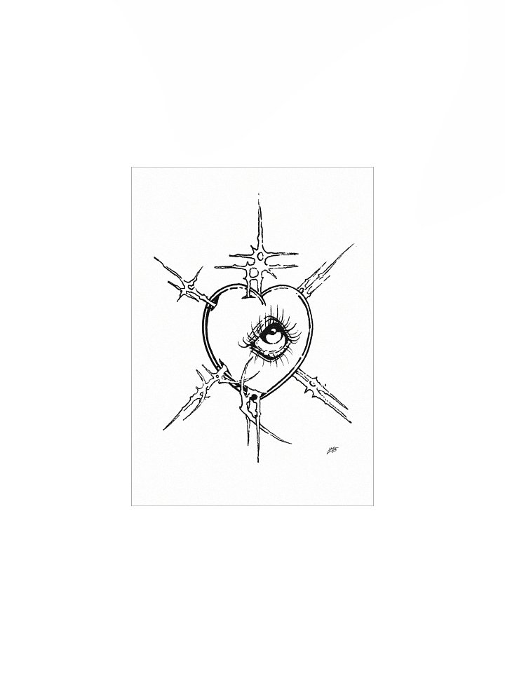 HEART SIGIL PRINT product image (1)