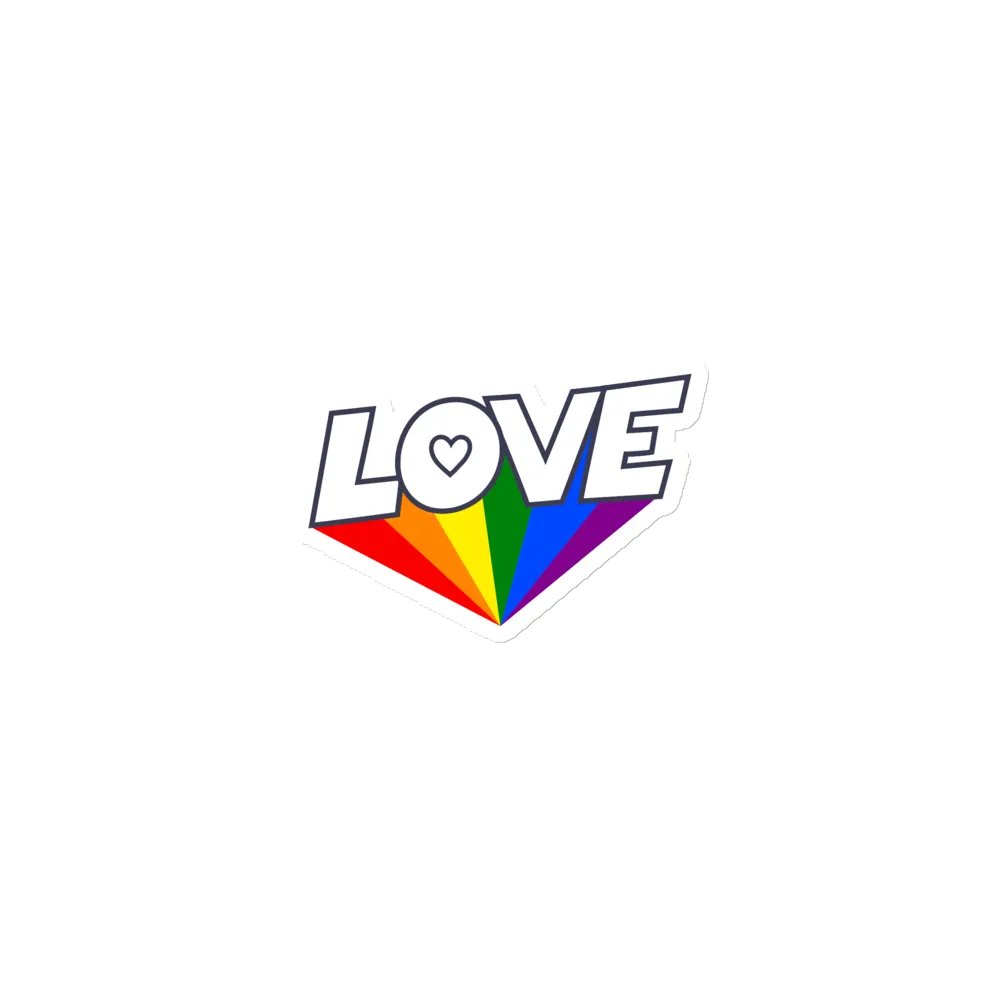 Love Rainbow Die-Cut Magnets product image (1)