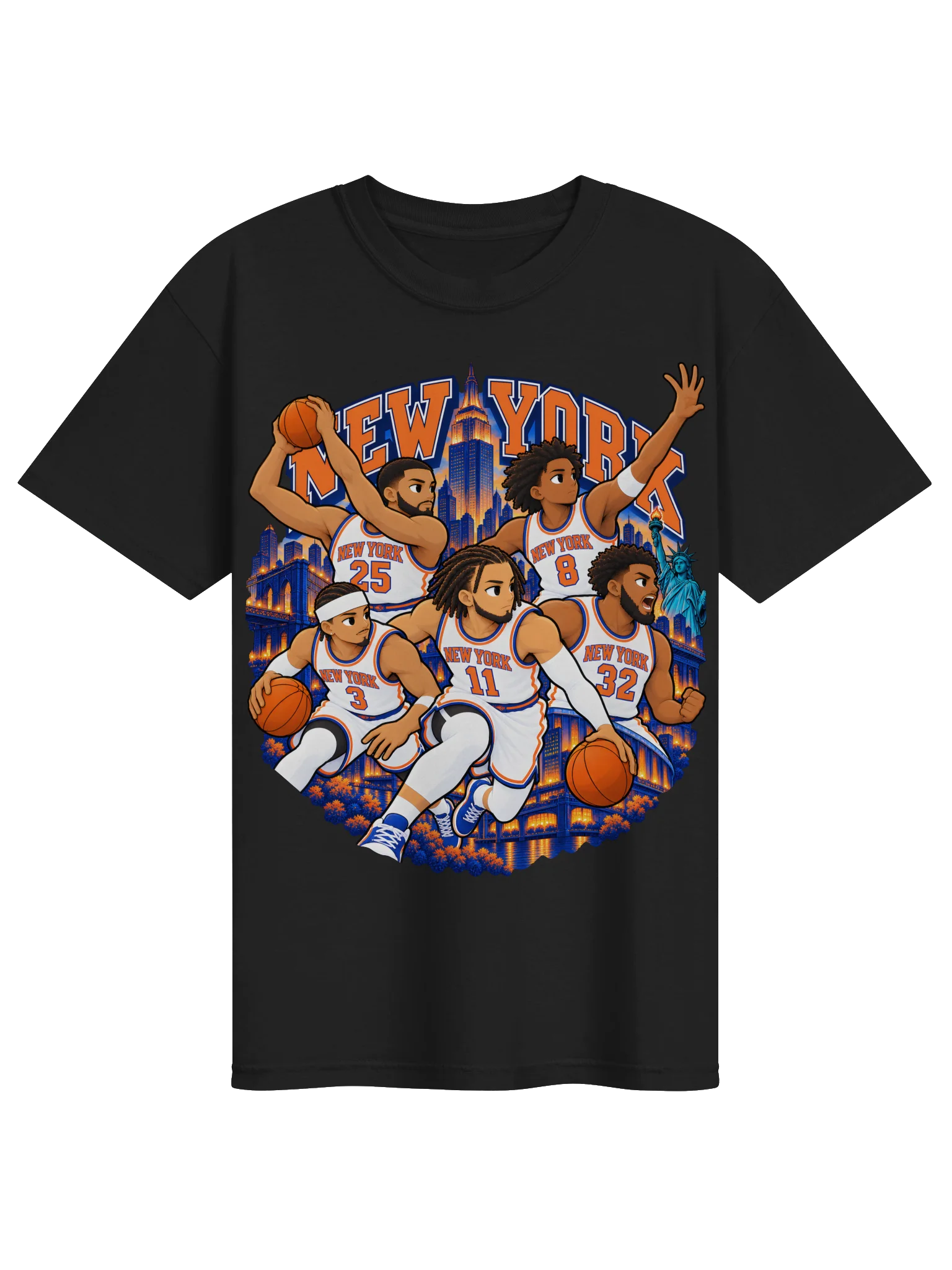 New York Basketball 26/27 Animated Player T-Shirt product image (1)