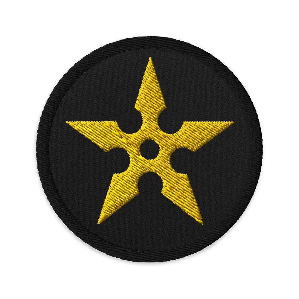Golden Shuriken Patch product image (1)