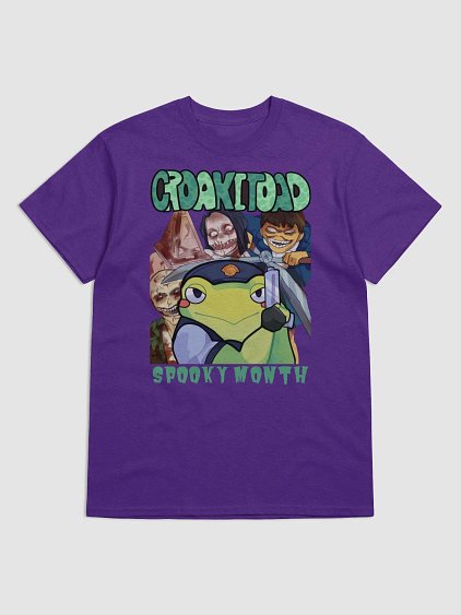 Croakitoad Spooky Month October T-Shirt