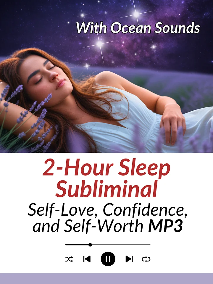 2-Hour Sleep Subliminal: Enhance Self-Love, Confidence & Self-Worth | Download MP3 product image (1)