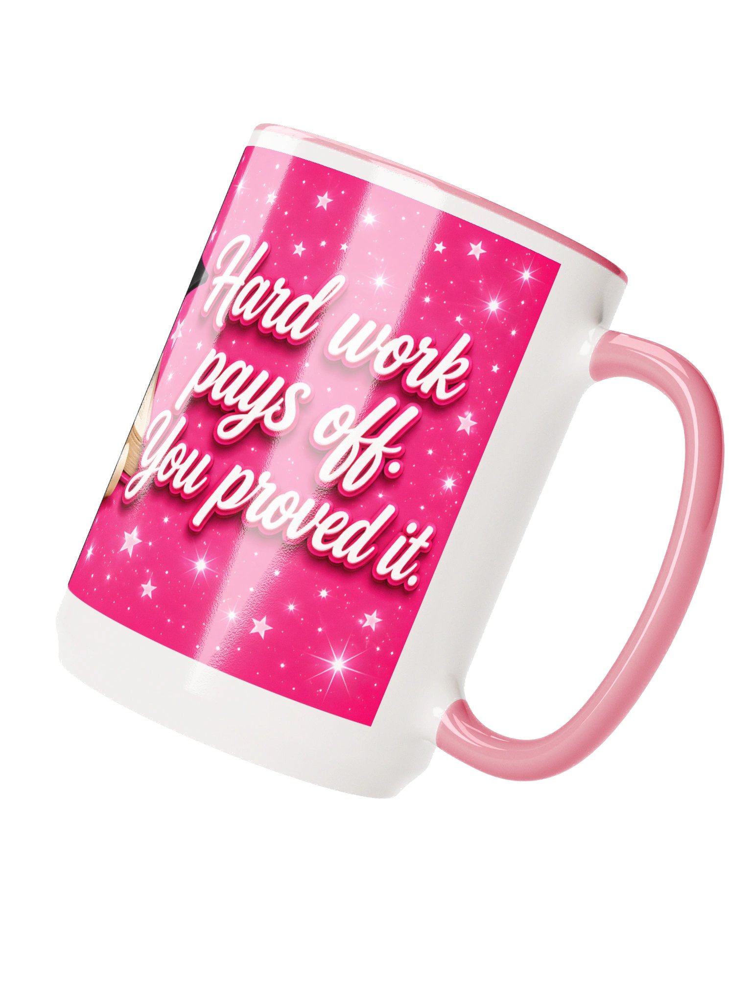 "The Tassel Was Worth the Hassle" Graduation Mug — Pink Wrap product image (4)