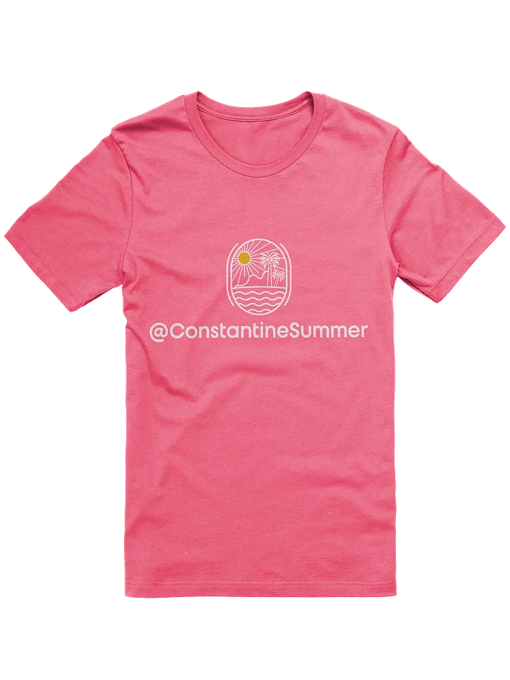 @CONSTANTINESUMMER: GETAWAY PRINT T-SHIRT by Bella+Canvas (pink) product image (1)