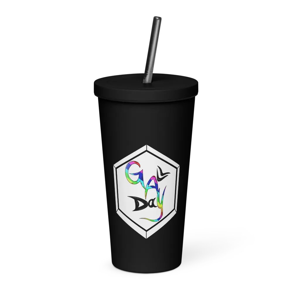 Rainbow Gradient Insulated Tumbler product image (1)