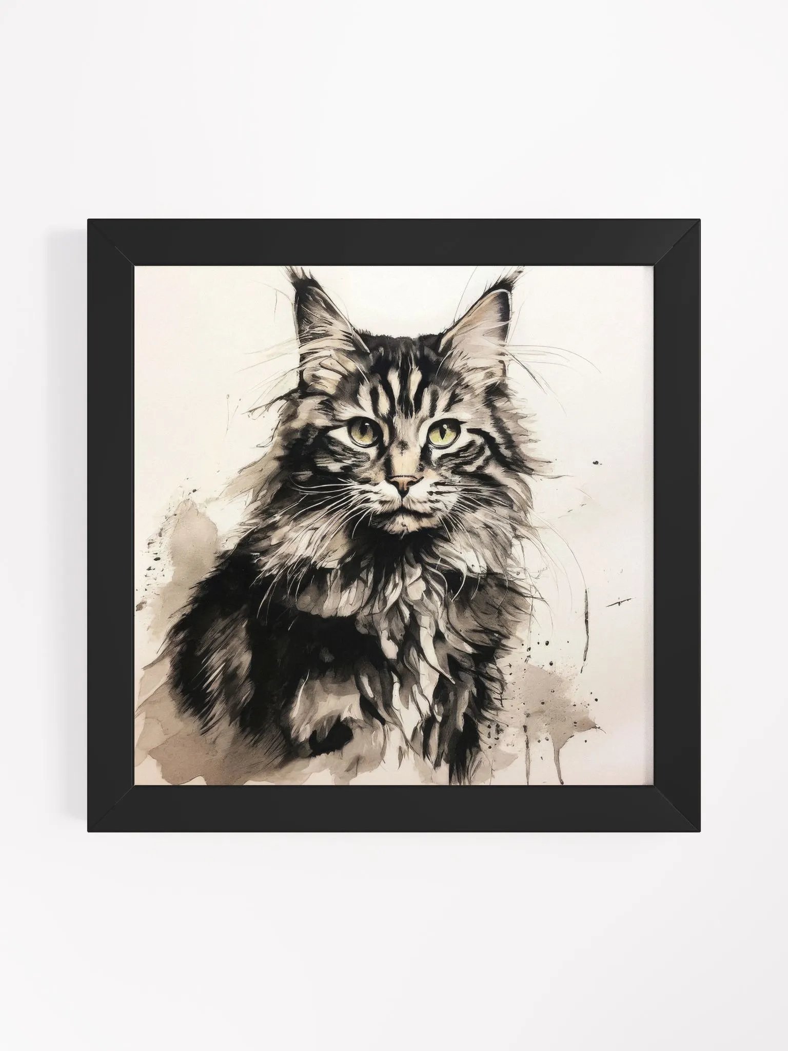 Whiskered Wonder Framed Art Print product image (1)