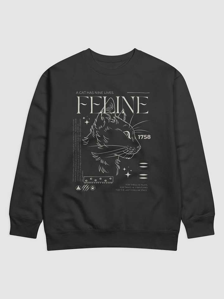 Feline Design Comfortable Sweatshirt product image (1)