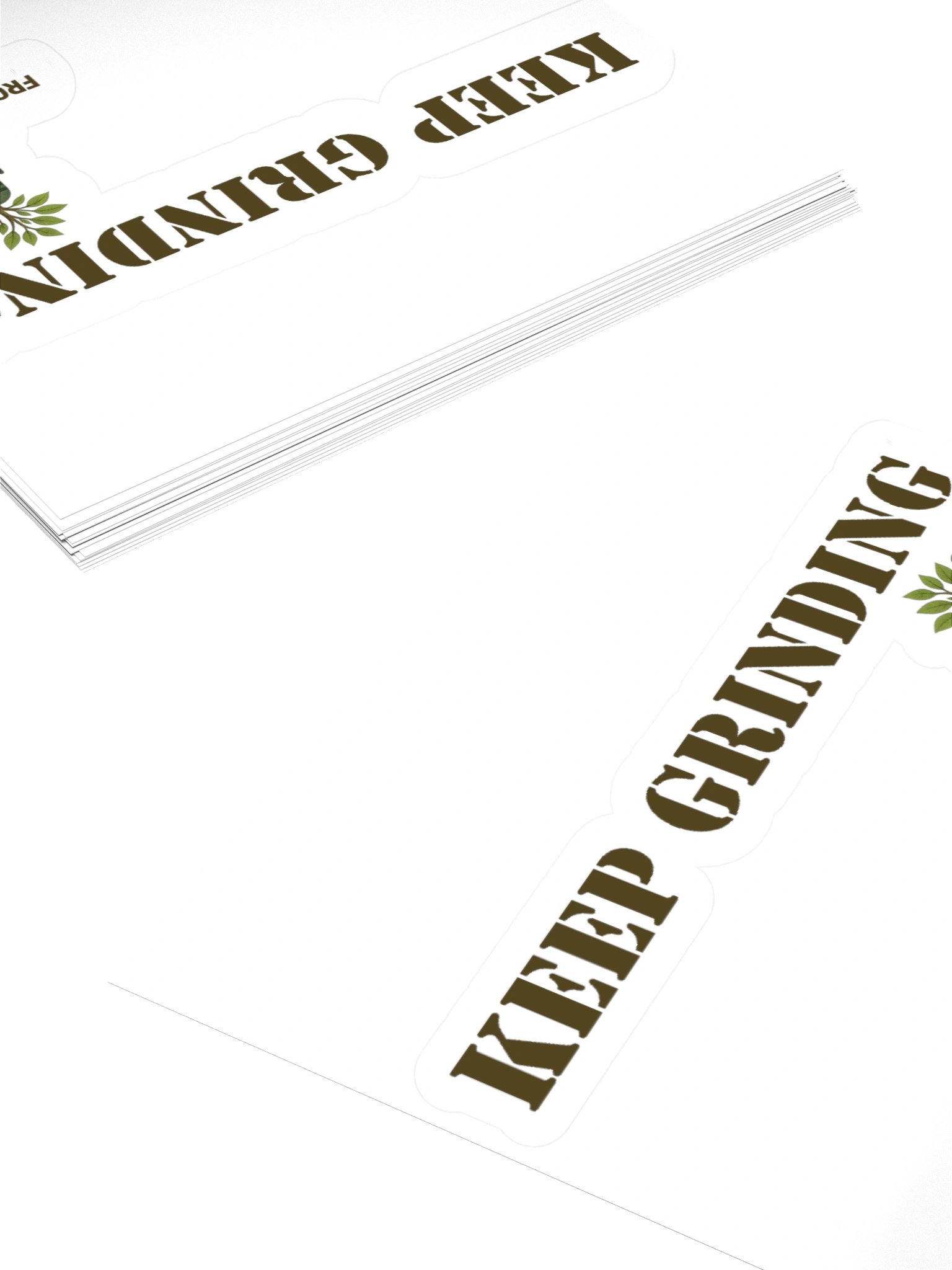 Keep Grinding logo Kiss Cut Stickers product image (12)