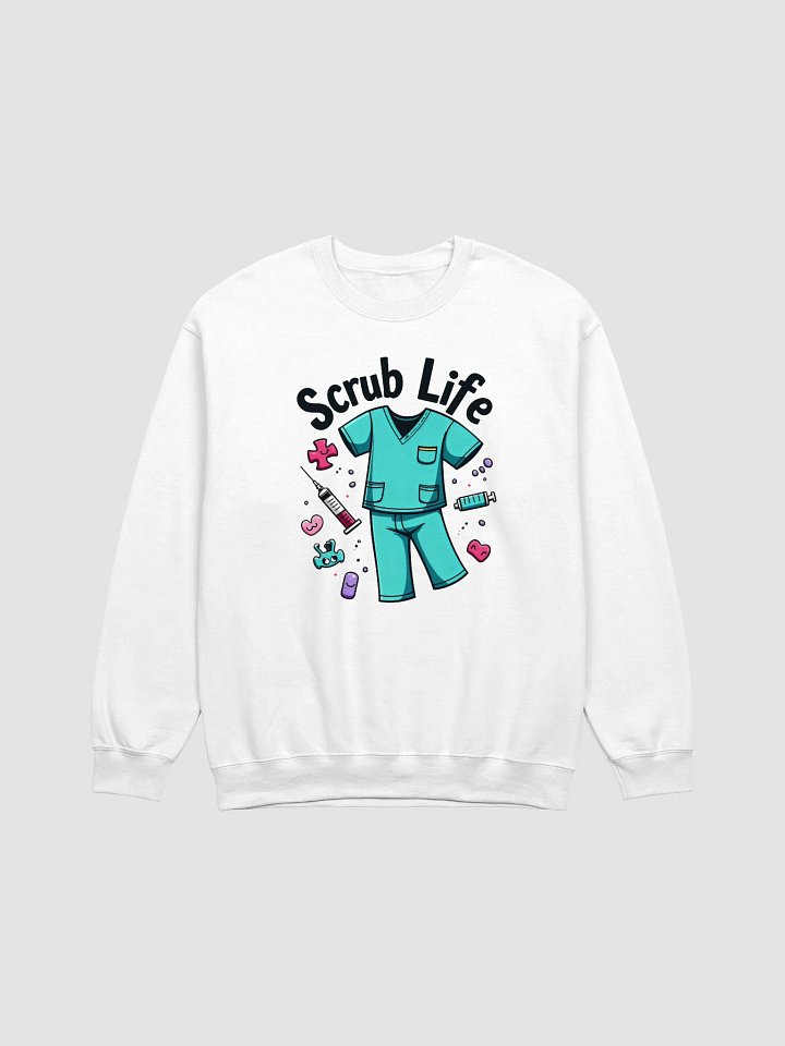Playful Scrub Life Crewneck Sweatshirt product image (7)