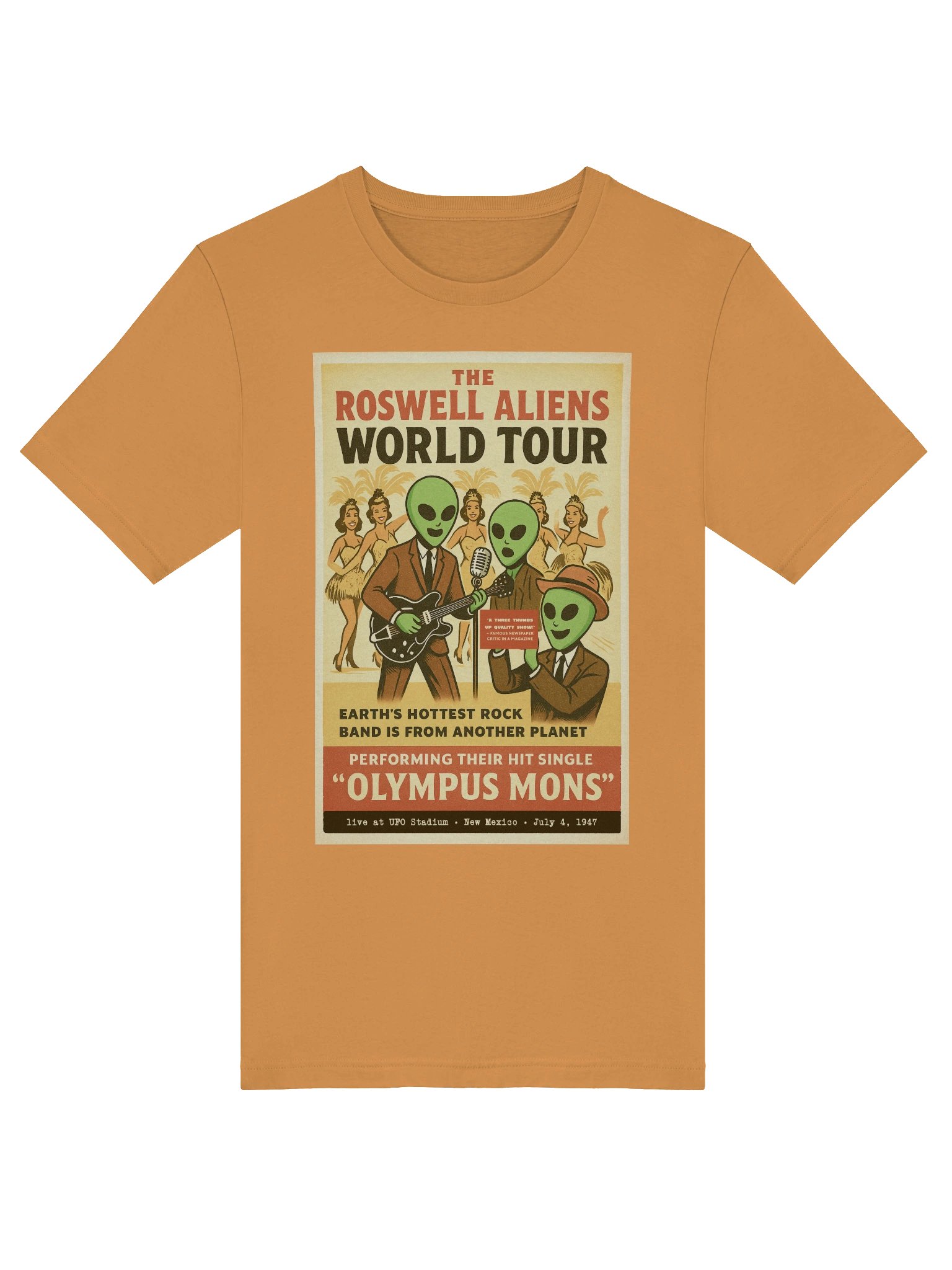 1947 Rock Stars World Tour Roswell Aliens Retro Concert Tee Fit Unisex T-Shirt product image (41)