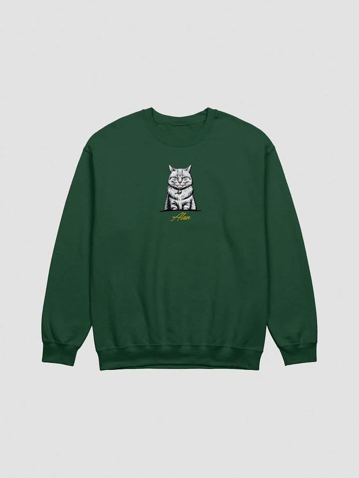YOUR CAT! / SWEATSHIRT WITH PERSONALIZED NAME / EMBROIDERED product image (2)