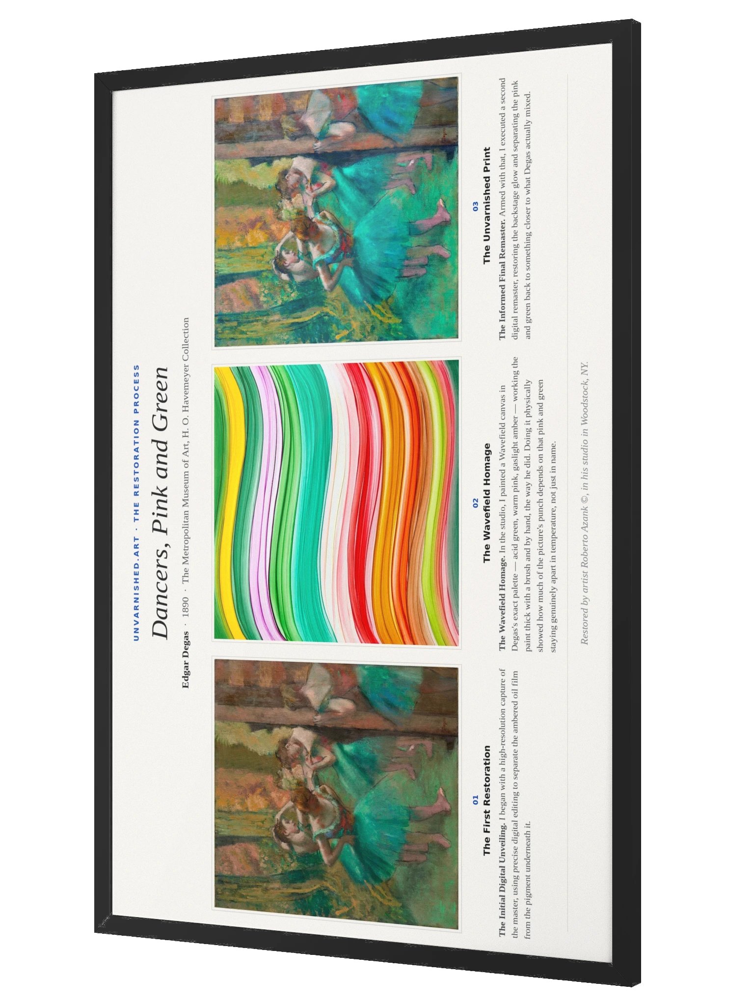 Dancers, Pink and Green — Framed Process Poster product image (3)