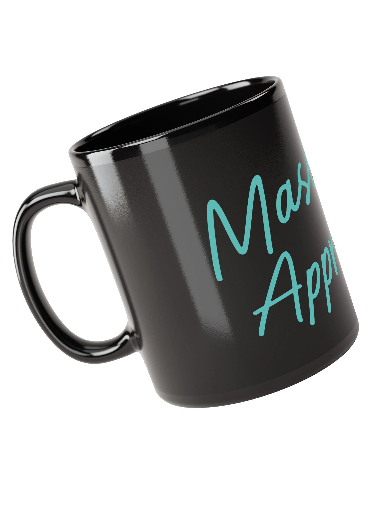 Massive Appreesh Signature Black Teal Mug product image (4)