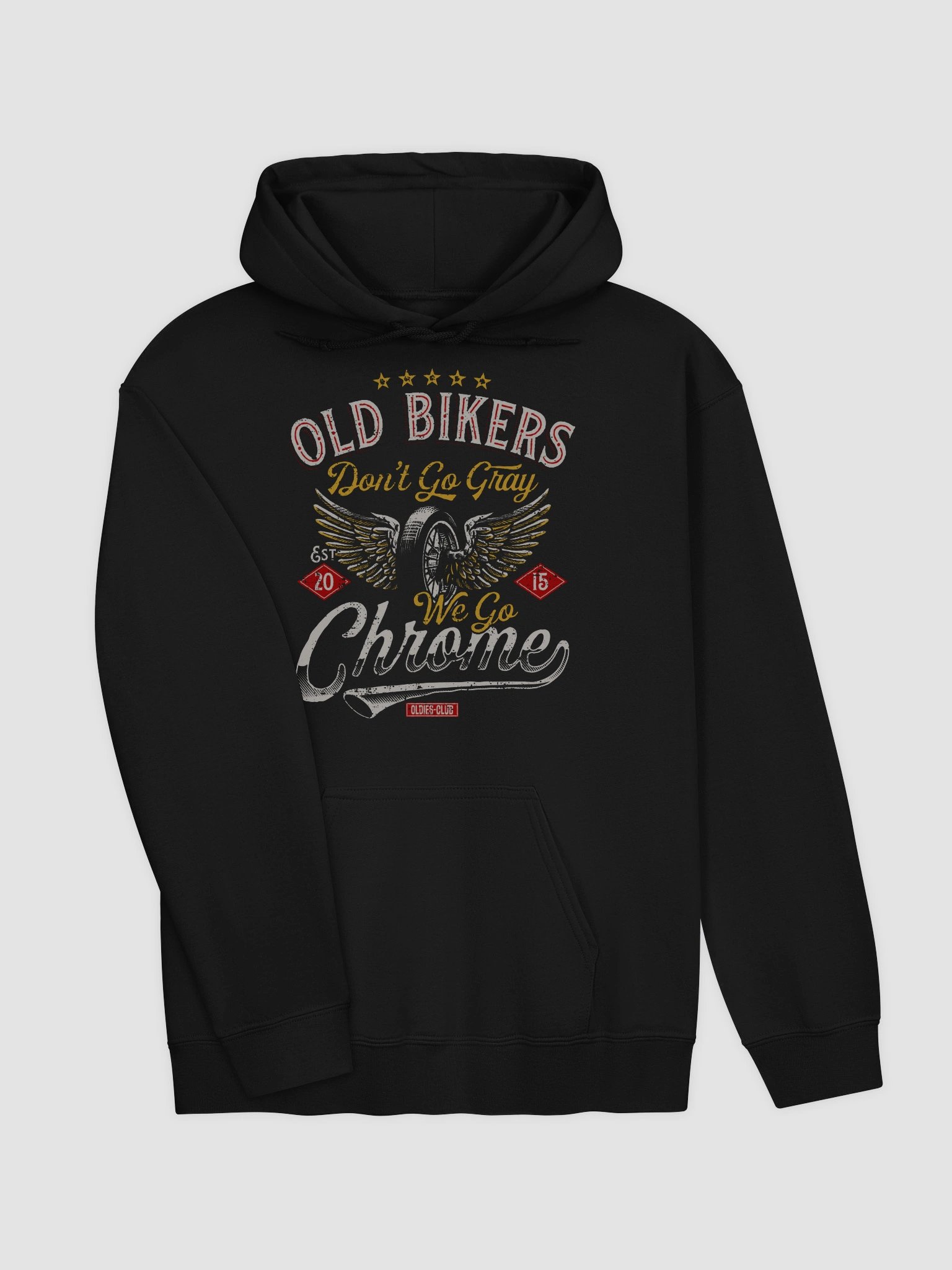 Old Bikers Don't Go Gray, We Go Chrome Hoodie product image (14)