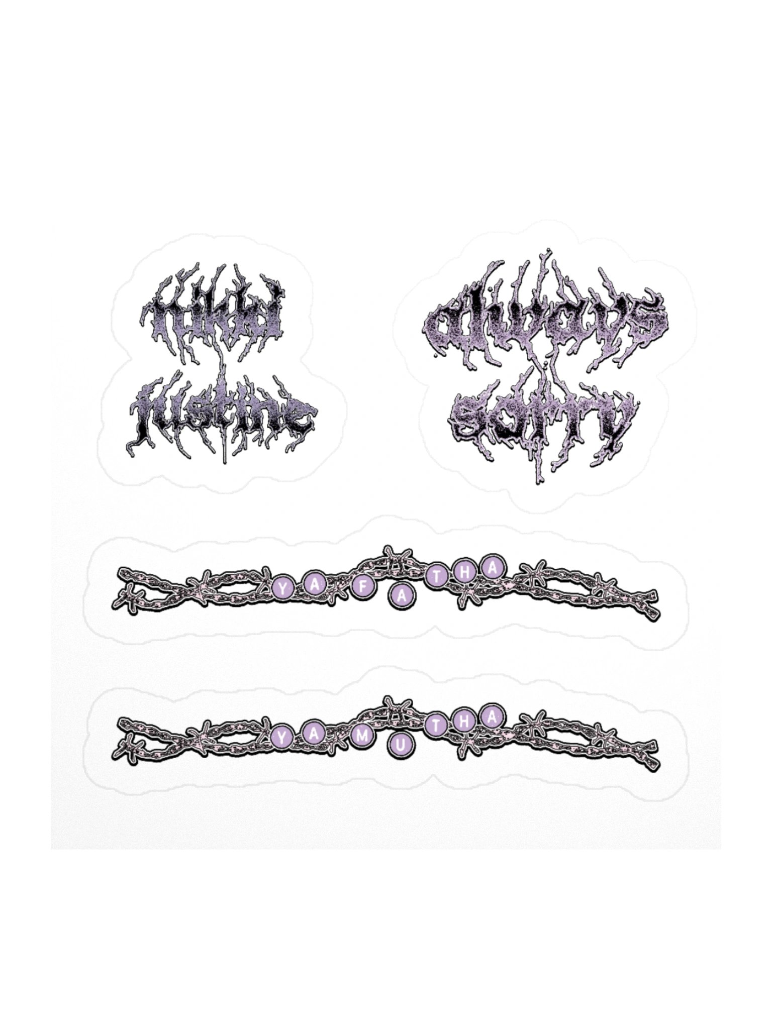Gothic Sticker Sheet product image (1)