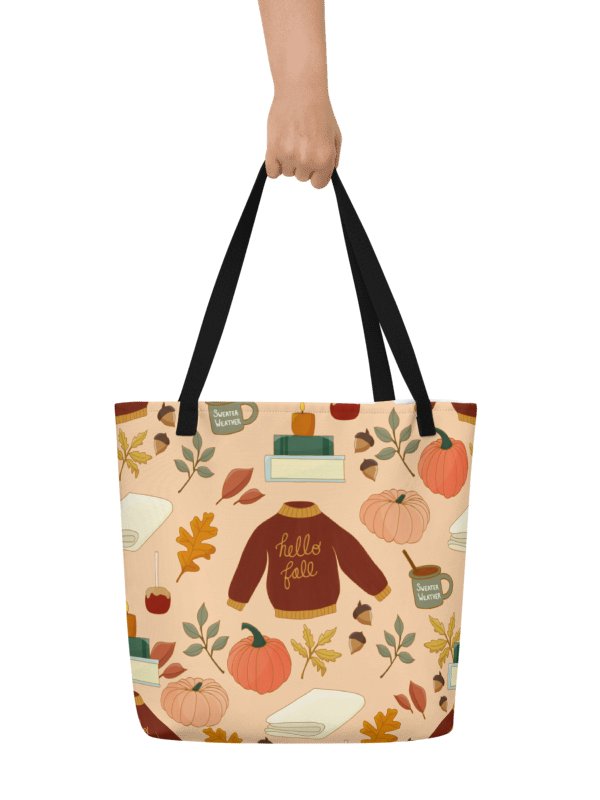 Cozy Fall Pattern Tote product image (2)
