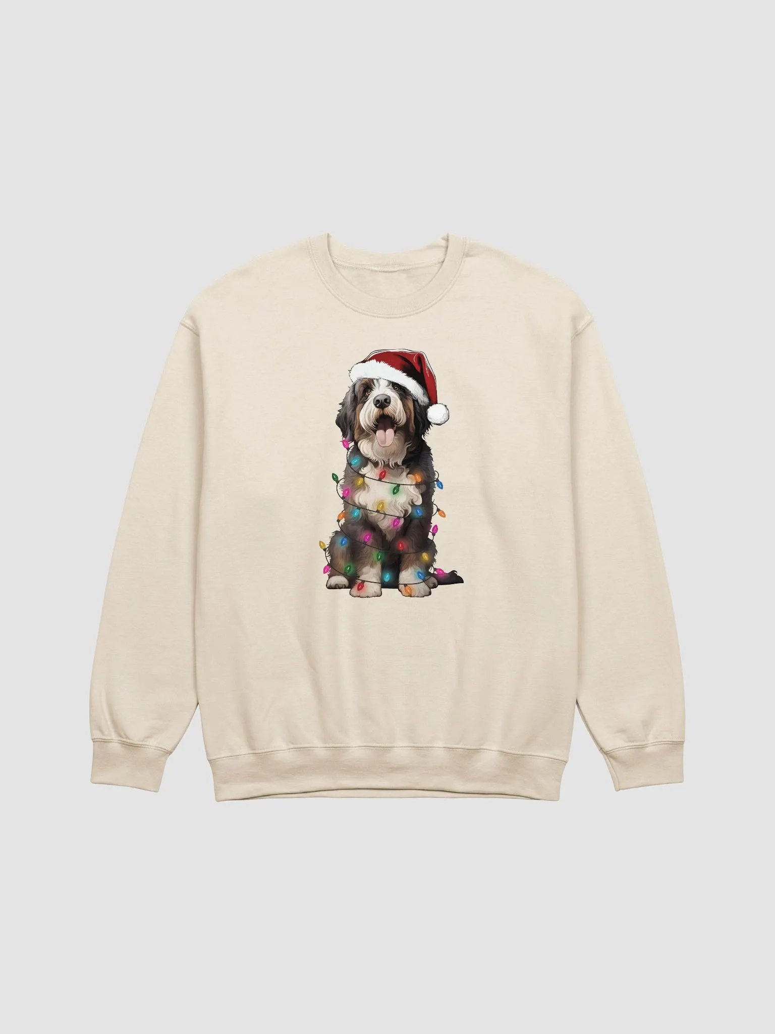 Funny Bernedoodle Christmas Sweatshirt for Bernedoodle Paw-rents product image (18)