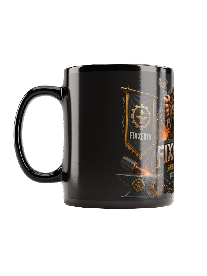 FIXXERTV Forge Mug — Forged Different. Built to Last. product image (1)