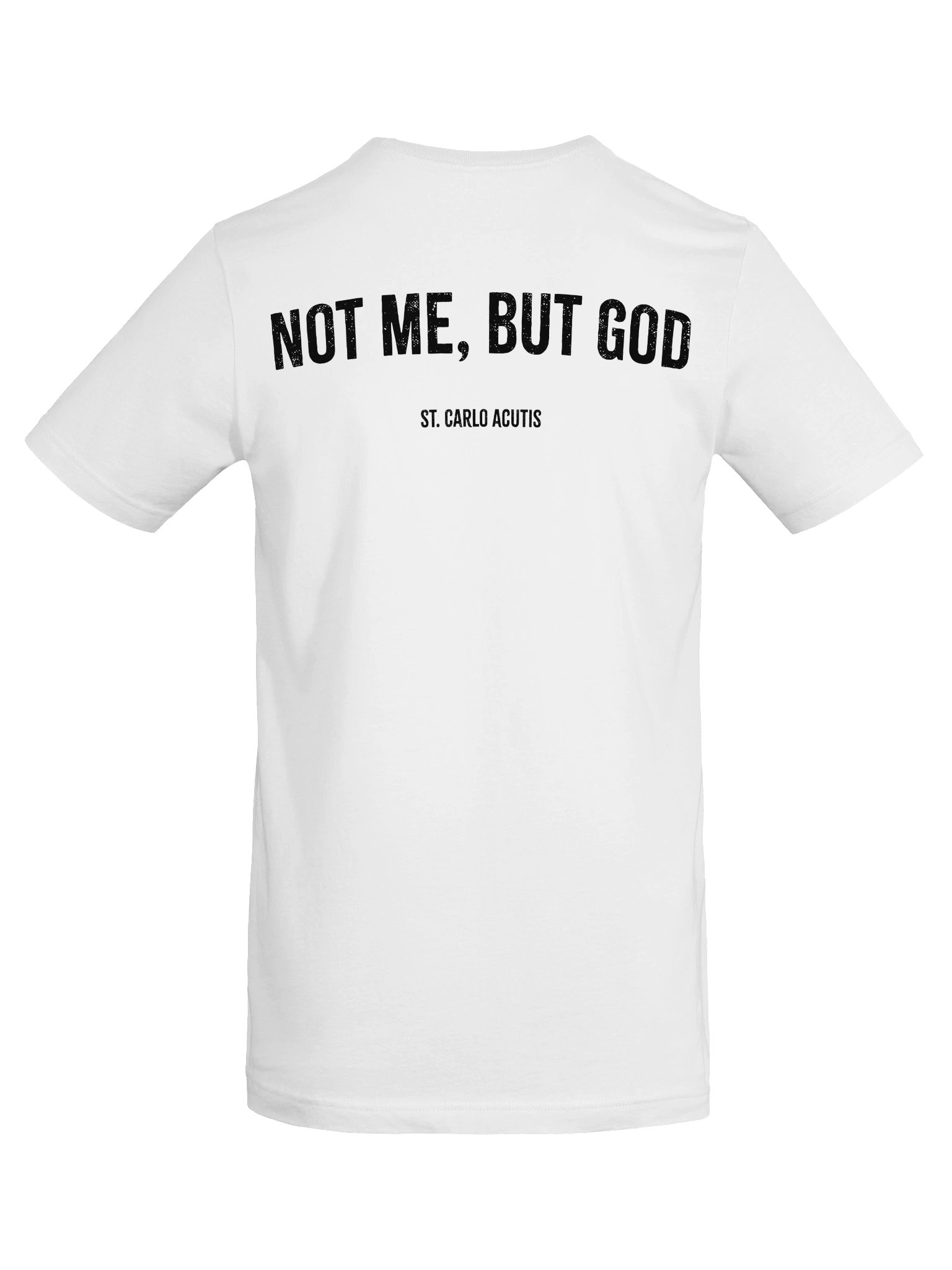 St. Carlo Acutis "Not Me, But God" T-Shirt product image (6)