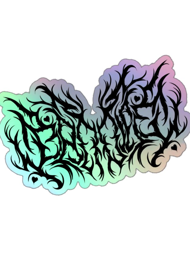 Holographic PinkMetal Sticker product image (2)