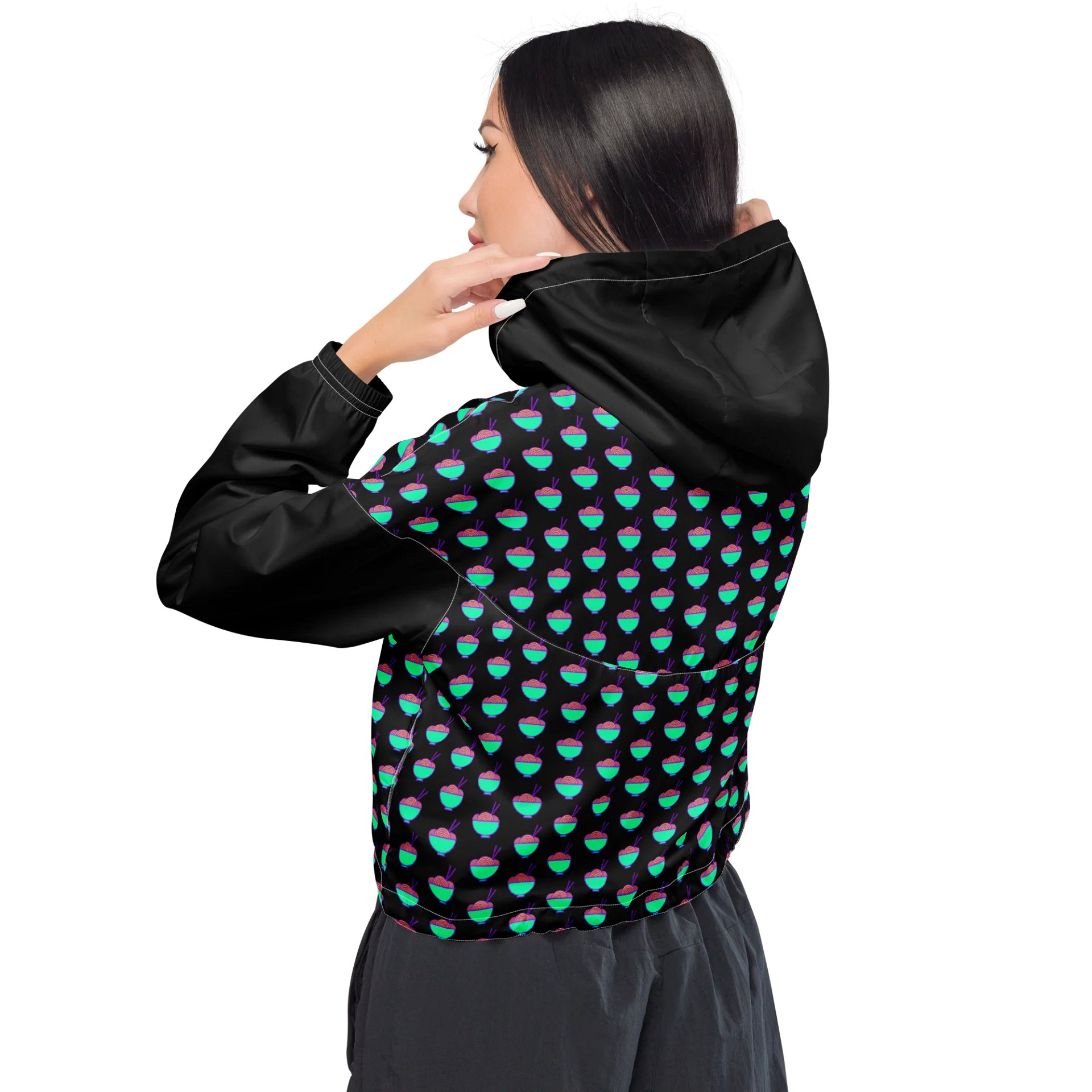 Noodle Crew Windbreaker! (Black) product image (3)