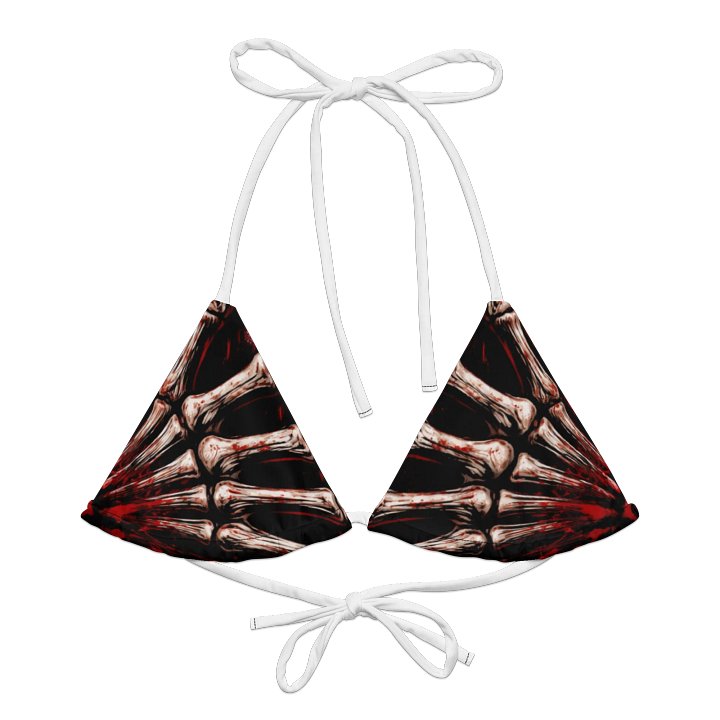 Sinister Claws All-Over Print Bikini Top product image (2)