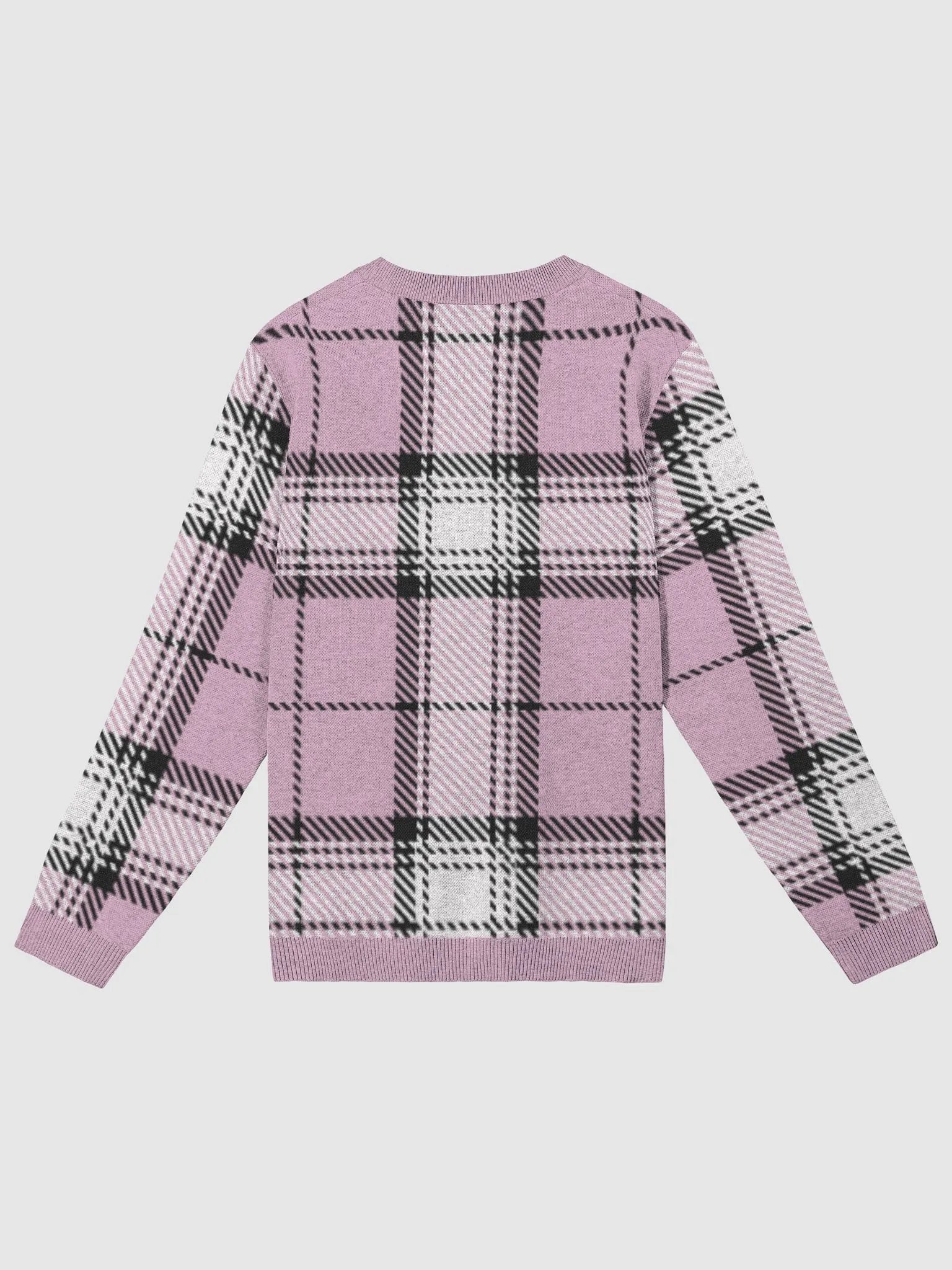 MC Pink Plaid Sweater product image (9)