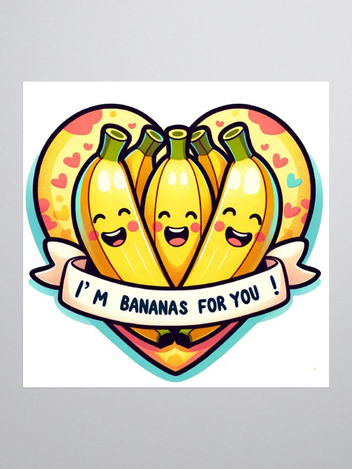 I'm bananas for U Stickers product image (1)