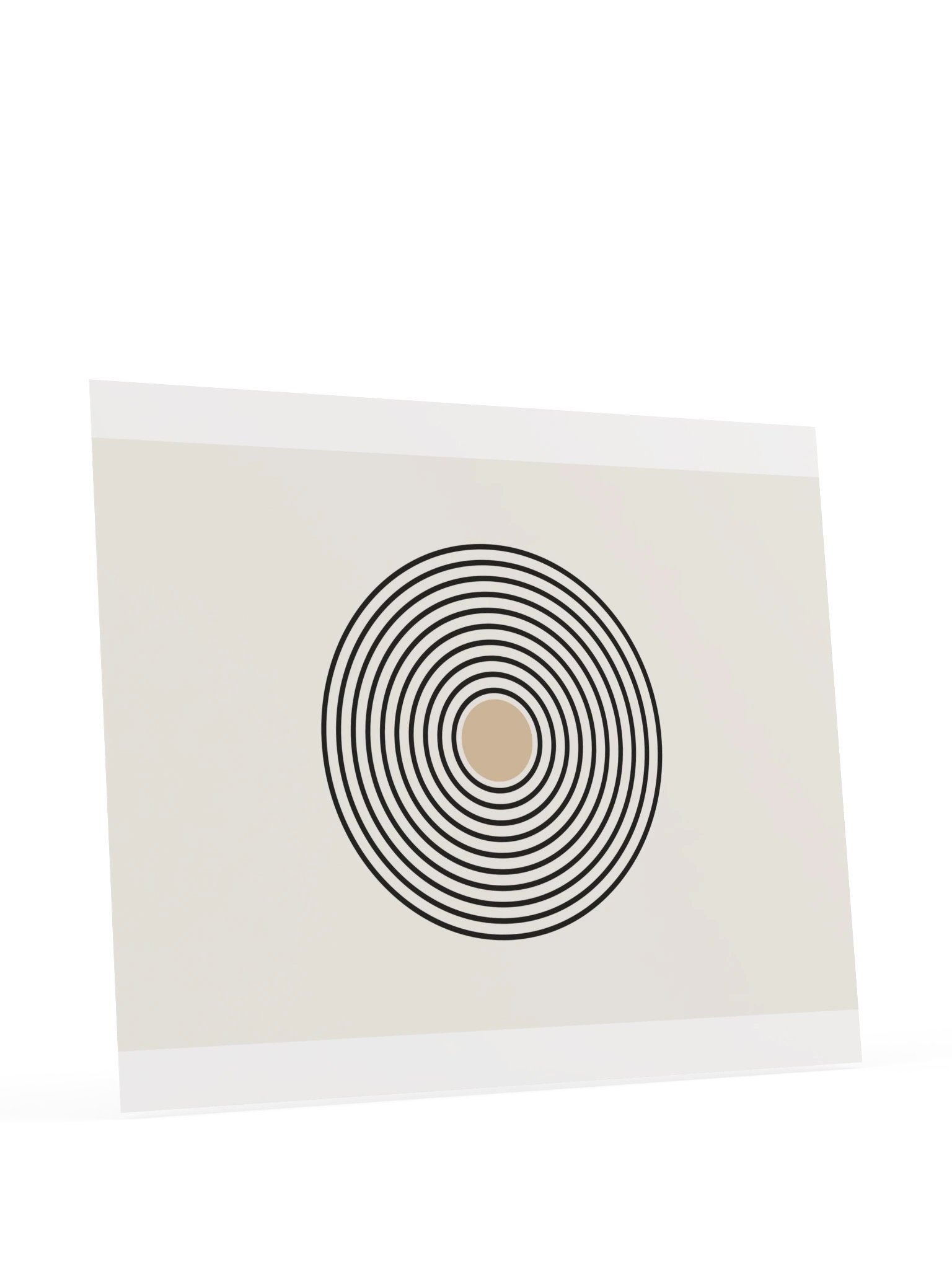 Black Circle Line Art Print | Minimalist Bathroom Wall Art product image (11)