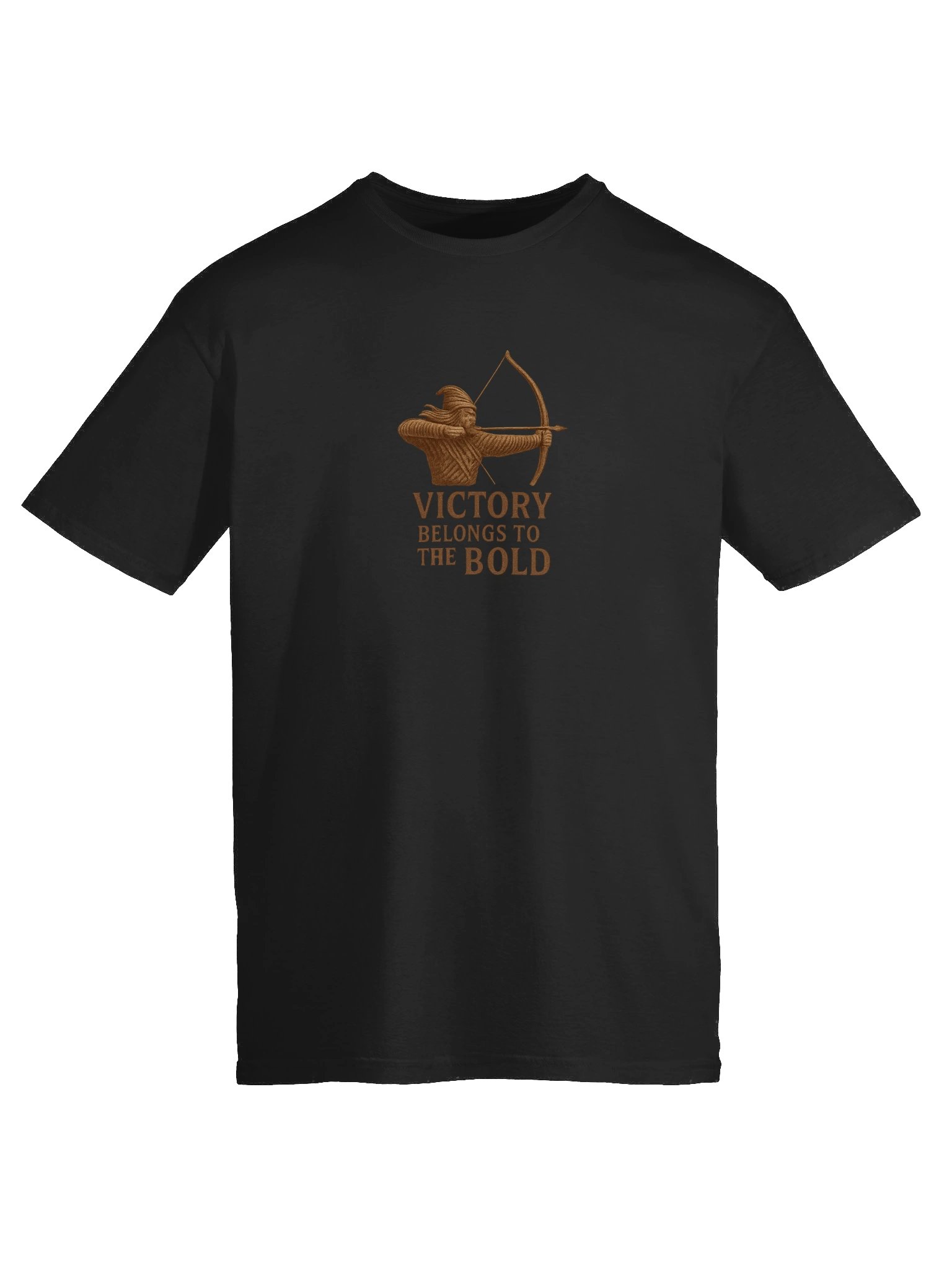 Archer Graphic T-Shirt – "Victory Belongs to the Bold" Vintage Warrior Design product image (18)