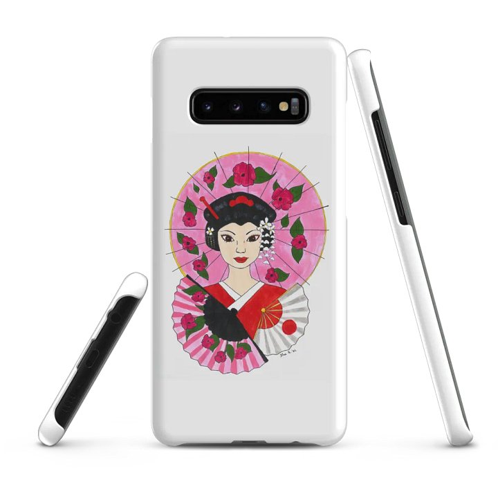 Japanese Geisha (art by Dina R.) acrylic painting picture - Snap Case for Samsung Galaxy S Models product image (3)