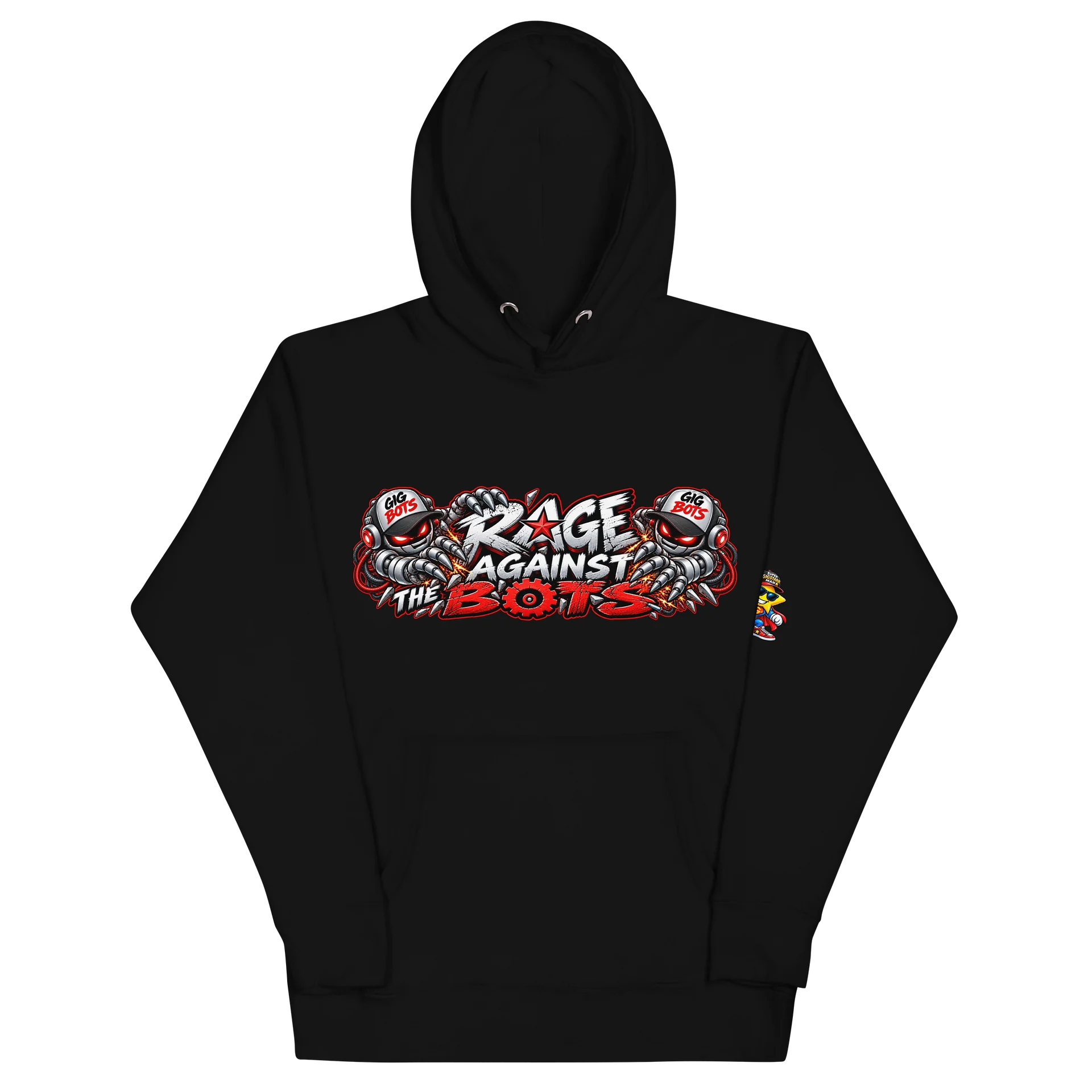 Rage Against the Bots — Gig Worker Hoodie product image (3)