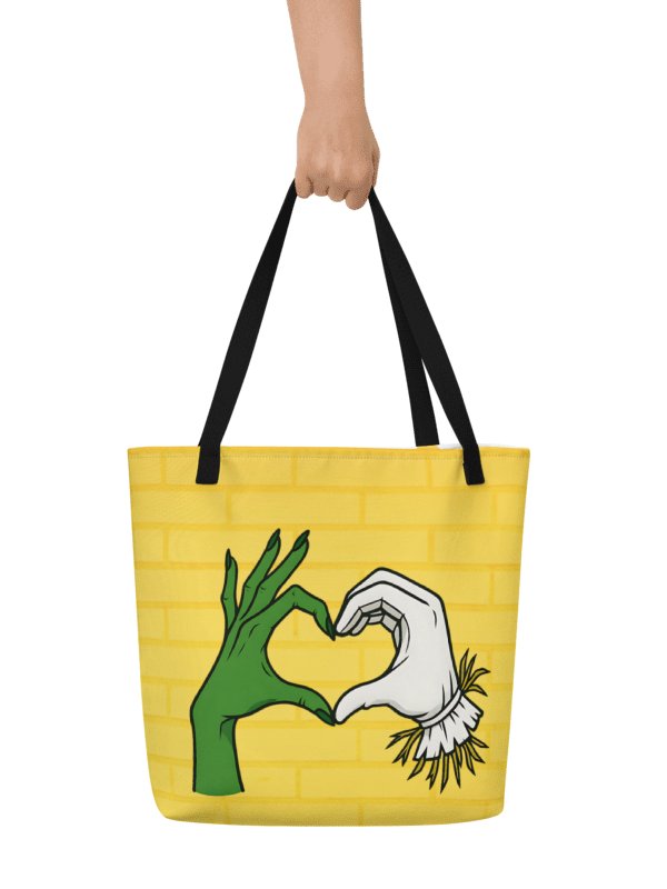 Broadway Tote Bag – Fiyeraba Heart Hands Art – Wicked Romance Gift product image (1)
