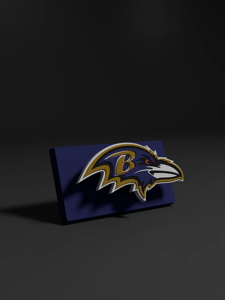 Baltimore Ravens 3D Printed Floating Logo Sign (Digital File Only) product image (1)