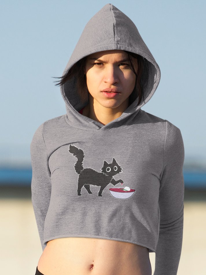 my BORSCHT fleece crop hoodie product image (1)