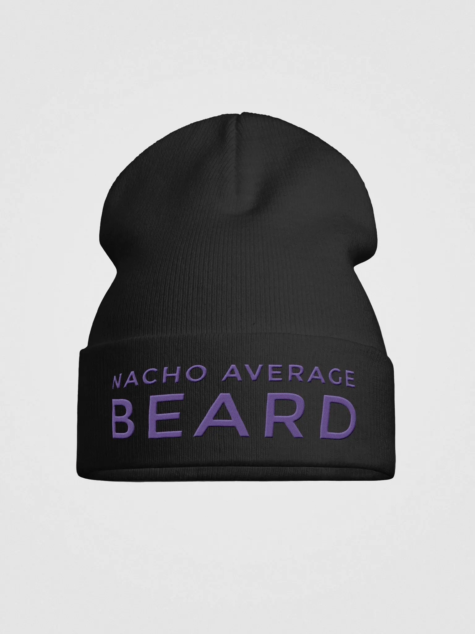 Nacho Average Beard Cotton Blend Beanie product image (1)