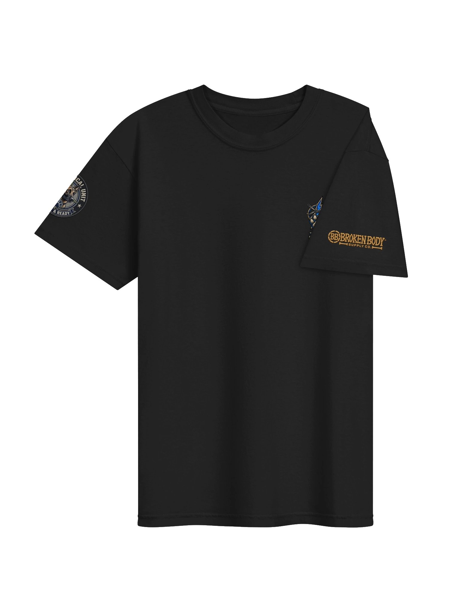 K9 Police Shirt — K-9 Intercept™ Ready Anywhere Tactical Unit Tee | Flat Out Broken™ product image (5)
