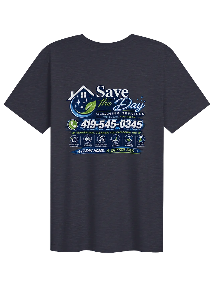 Save the Day Cleaning Services Tee product image (32)