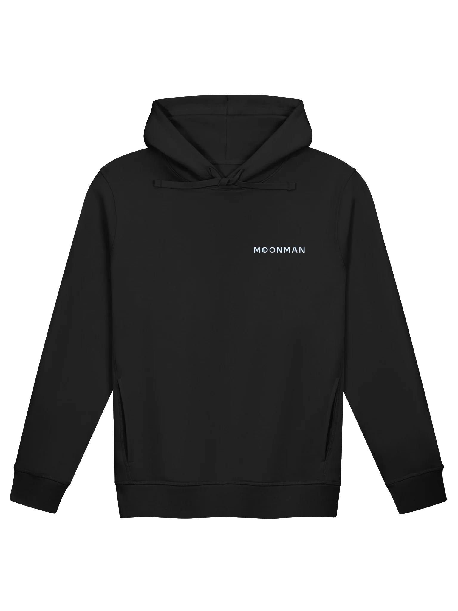 MoonMan Hoodie, Wordmark Front Gameplay Back product image (1)