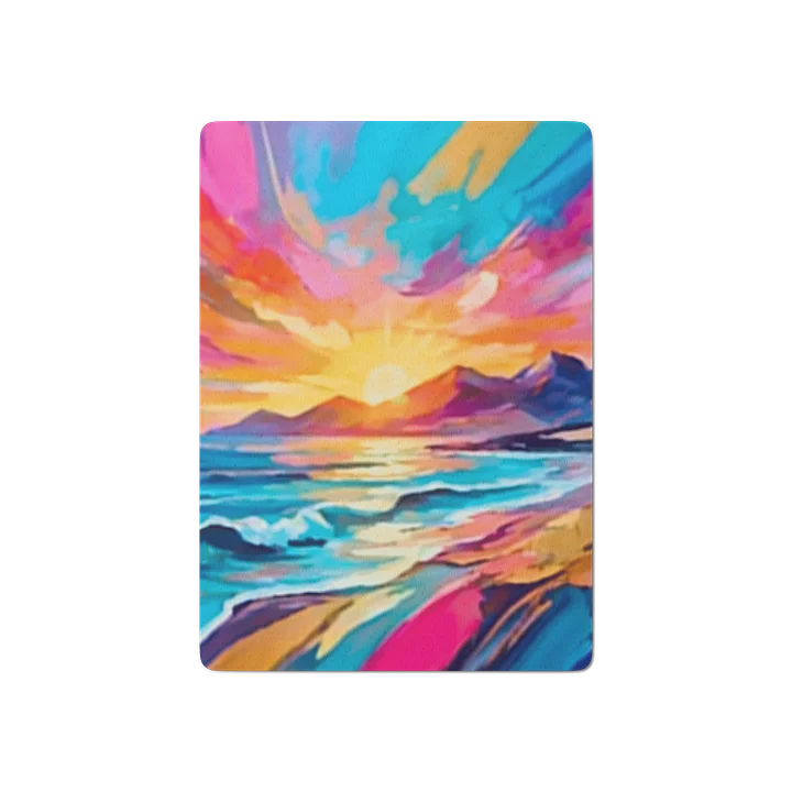 Seaside Sunset Poker Deck — Bright and Alive by CJ product image (1)