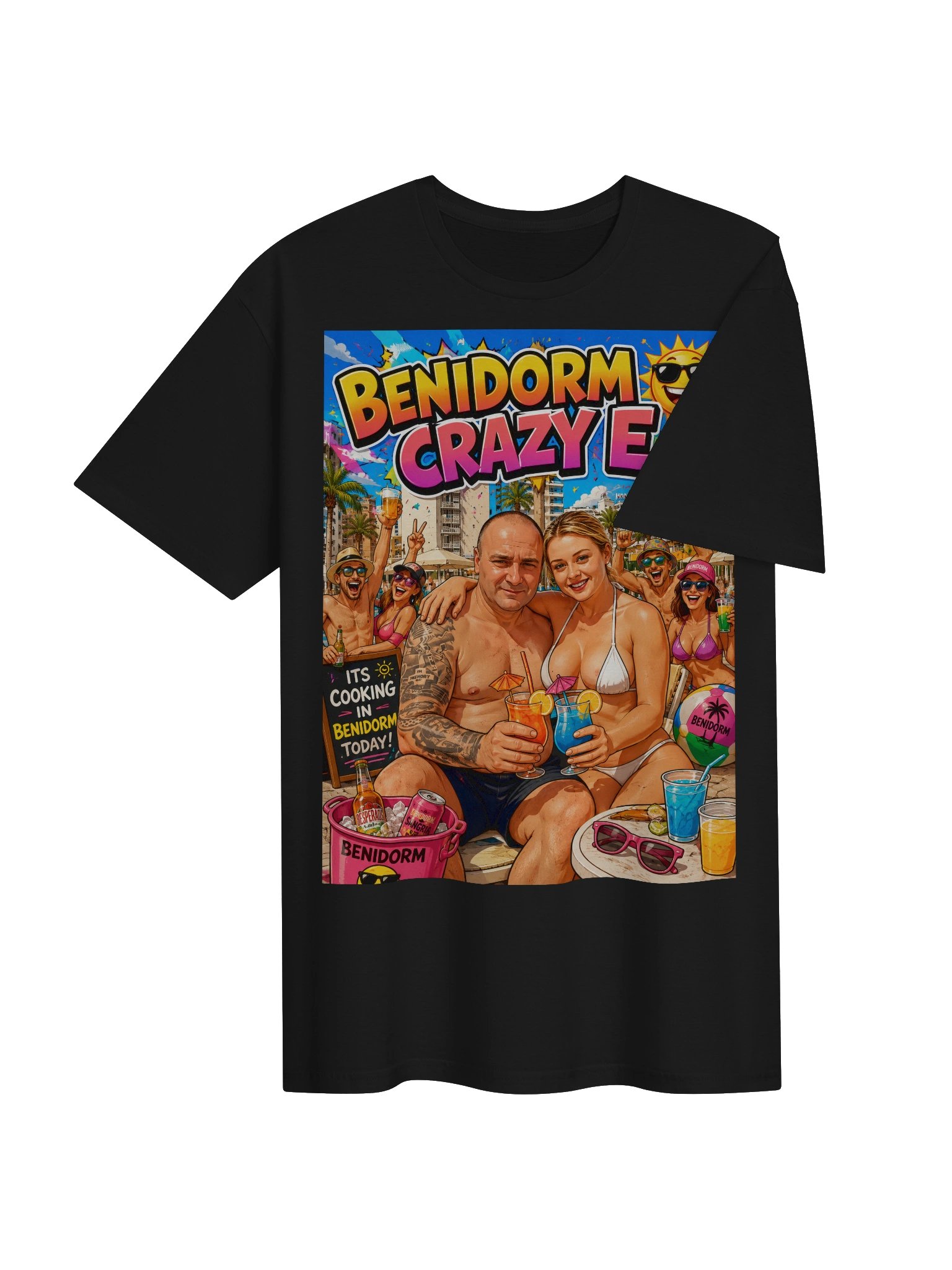 Benidorm Crazy E Pool Party Tee product image (37)
