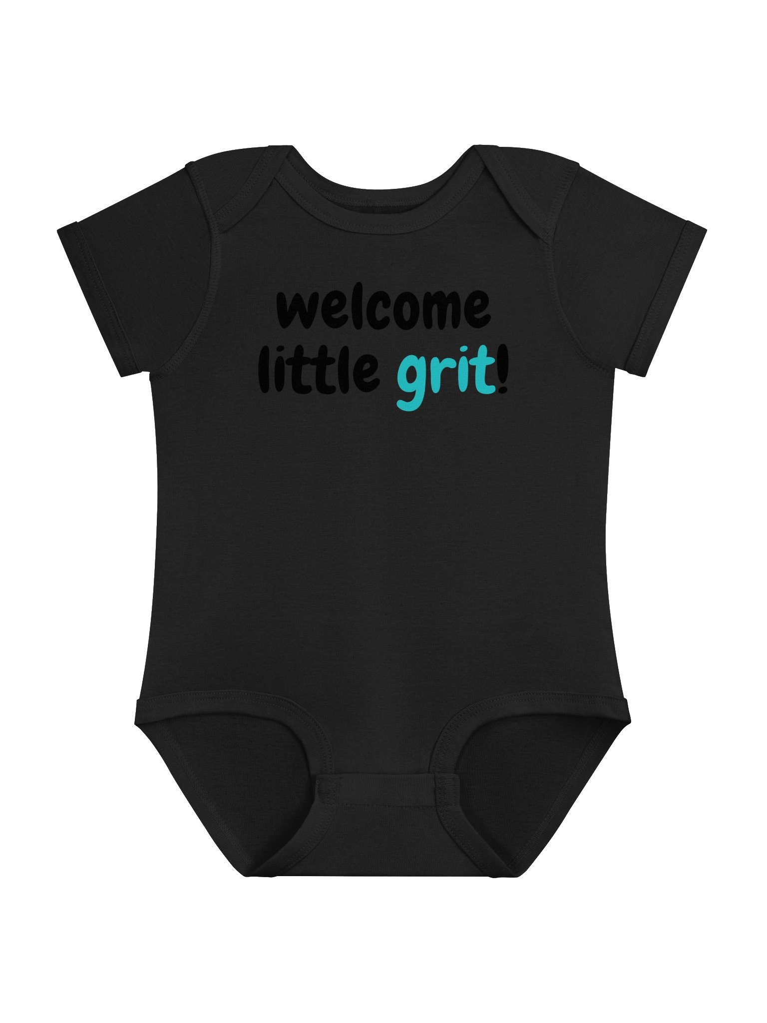 Grit Teal Baby Bodysuit product image (4)