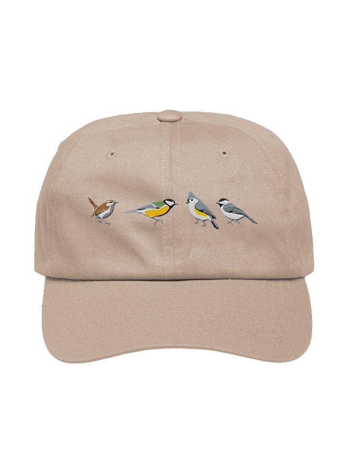 Backyard Birding Embroidered Hat | Carolina Wren, Great Tit, Tufted Titmouse & Chickadee product image (57)
