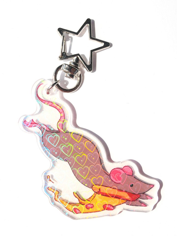 Pizza Rat Keychain product image (1)