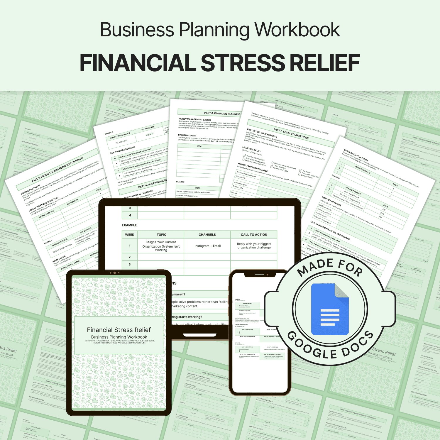 Financial Stress Relief - Google Docs product image (1)