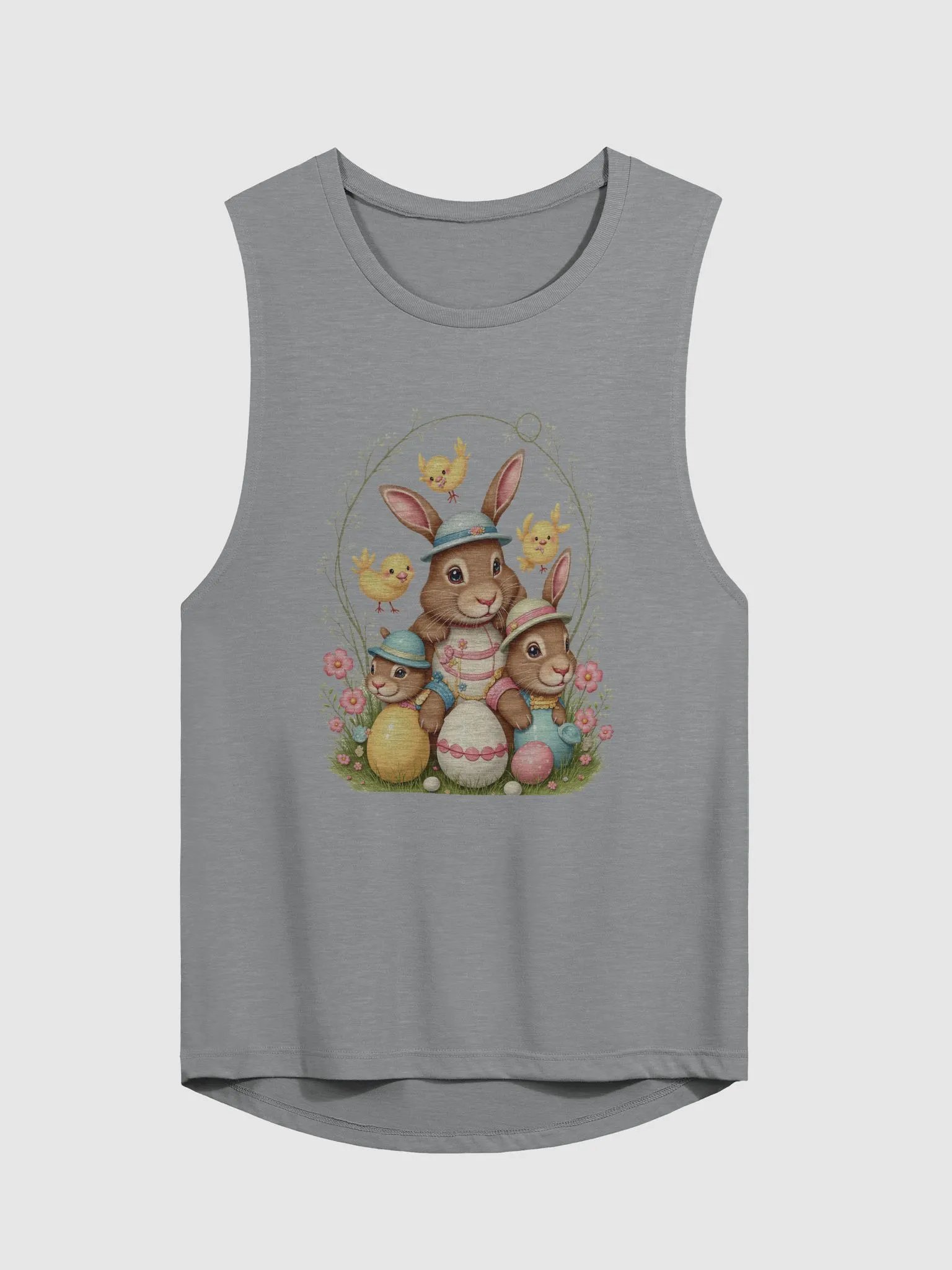 Easter Bunny Extravaganza Flowy Muscle Tank product image (1)
